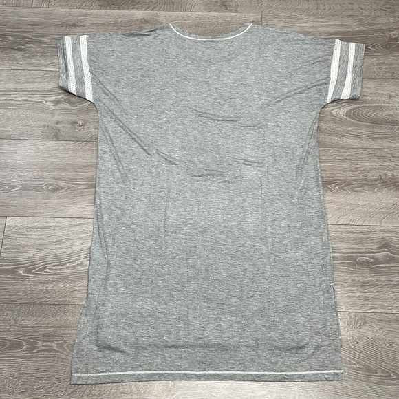 NWT Kensie Sleep Shirt Nightgown Short Sleeve Heather Gray L - Picture 16 of 16